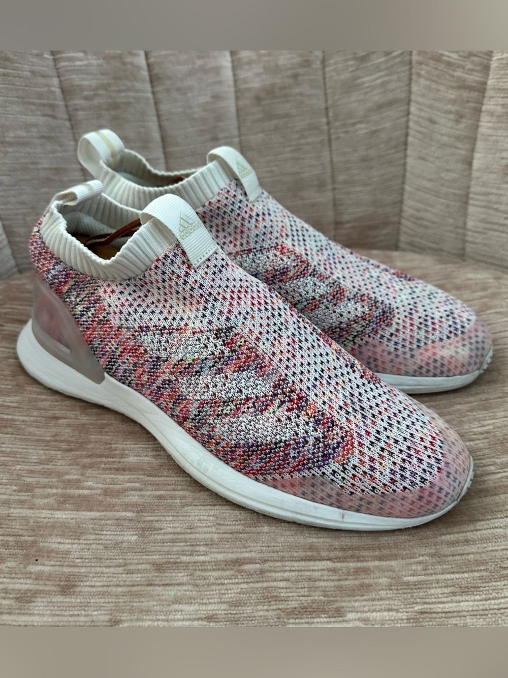 Adidas Rapidrun Laceless Primeknit Citysock Womens Size 6.5 Running Athletic